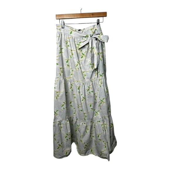 Who What Wear Dresses & Skirts - Women's Floral Beachy Vacation Wrap Maxi Skirt 100% Cotton | Size Medium